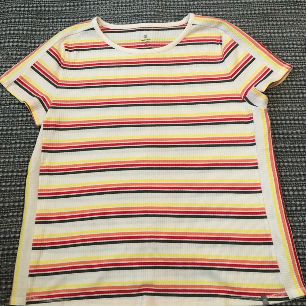 Talbots Multicolor Striped Top